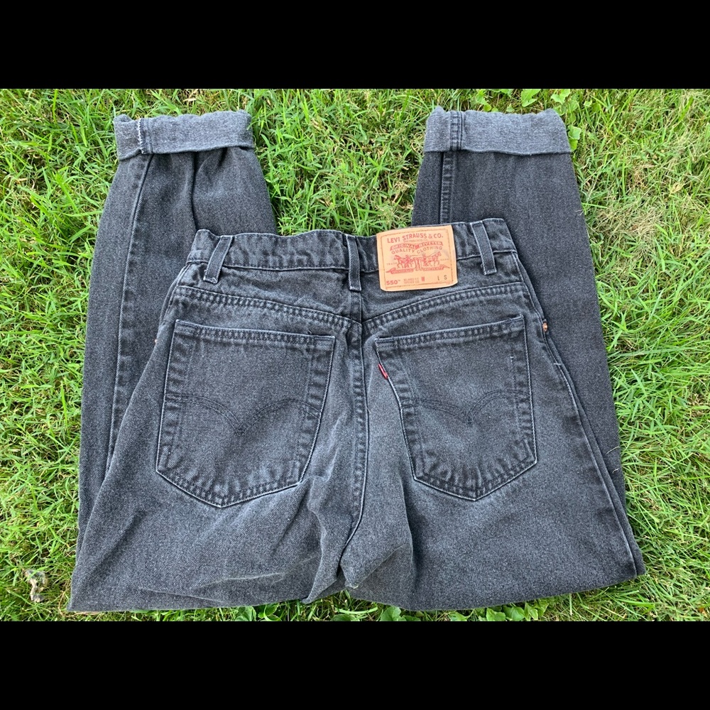 Vintage Levi’s 550 Black High Rise